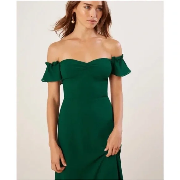 Reformation Butterfly Dress in Emerald is available for purchase on au PAY  Market - Imported Goods Online Store Co.Ltd. | au PAY Market - Online  Shopping Site